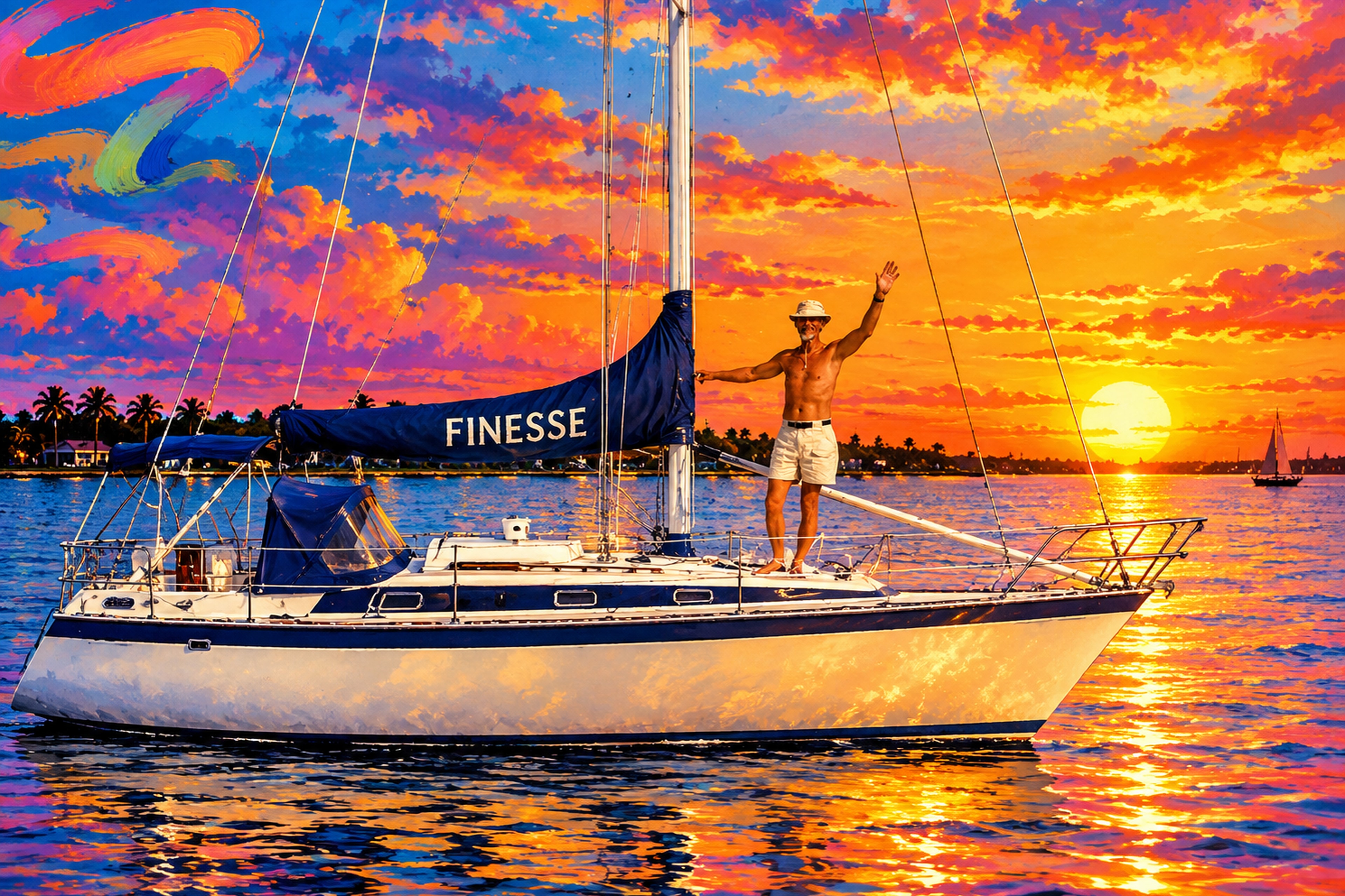 Beautiful Florida scenery — Cape Coral